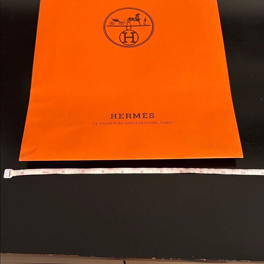 Hermes Orange Shopping Bag - Picture 3 of 11